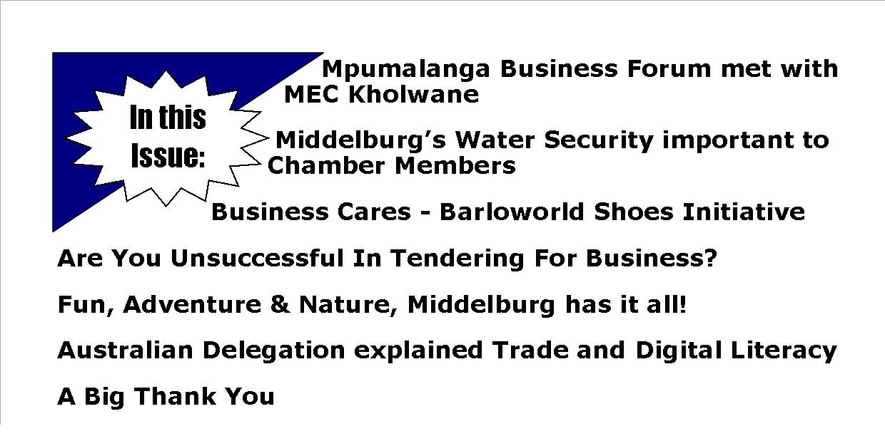 Mpumalanga Business Forum met with MEC Kholwane