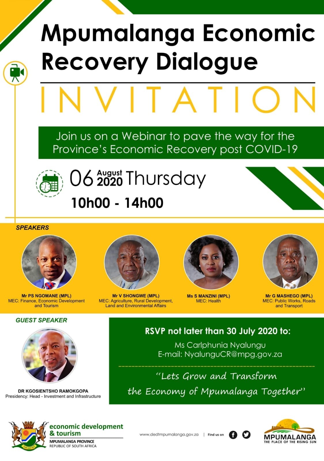 Mpumalanga Economic Recovery Dialogue